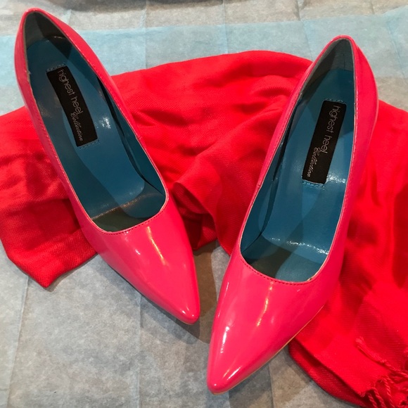 NWT Sexy, Shiny, Tri-Color High Heels-7 - Picture 2 of 4